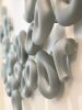Grey Island Series Installation | Wall Sculpture in Wall Hangings by Jeffries Glass. Item composed of glass compatible with minimalism and mid century modern style
