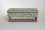 Seagram Floral | Bench in Benches & Ottomans by Sadie Dorchester. Item composed of wood and cotton