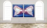 LA Angel | Oil And Acrylic Painting in Paintings by Nichole McDaniel. Item made of canvas