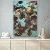 Coastal Skies | Mixed Media by Jennifer Patzer Art. Item composed of canvas in contemporary or coastal style