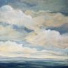 2025 Series 13 | Oil And Acrylic Painting in Paintings by Caroline Adams. Item made of maple wood works with contemporary & coastal style
