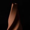 Tornado, 0110, by Yiannis Vogdanis, 3D Printed Ceramic Art, | Vase in Vases & Vessels by BinaryCeramics. Item composed of ceramic in minimalism or art deco style