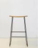 Shibui stool | Bar Stool in Chairs by 2MONOS STUDIO. Item composed of metal and fiber