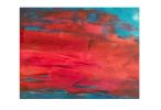 Heart Beat | Oil And Acrylic Painting in Paintings by Claire Szegvary. Item composed of canvas in minimalism or contemporary style
