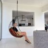 Studio Stirling Nest Egg With Gooseneck Stand in Cape Town | Swing Chair in Chairs by Studio Stirling. Item made of fabric & metal