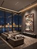 Hand-Painted Silk Dragon & Tiger Gongbi Scroll Landscape Art | Oil And Acrylic Painting in Paintings by Dynasty Artisan. Item made of wood & fabric compatible with contemporary and eclectic & maximalism style