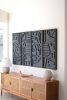 Primitive Wall Sculpture | Wall Hangings by Blank Space Studios. Item made of oak wood compatible with contemporary and eclectic & maximalism style