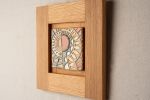 Abstract Sun No. 3 | Wall Sculpture in Wall Hangings by Clare and Romy Studio. Item composed of ceramic compatible with boho and mid century modern style