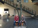 Fiddleheads Bench – SCRA | Public Sculptures by Jim Sardonis | SCRA -Applied Technologies Center in Summerville. Item composed of bronze & stone