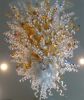 "University of Southern Alabama" ~ Blown Glass Chandelier | Chandeliers by White Elk's Visions in Glass - Glass Artisan, Marty White Elk Holmes & COO, Jo Pierce | The University of Alabama in Tuscaloosa
