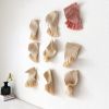Whimsical Waves | Wall Sculpture in Wall Hangings by YASHI DESIGNS. Item composed of cotton in mid century modern or contemporary style