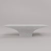 "Sicorace" White Carrara coffee table | Tables by Carcino Design. Item made of marble works with minimalism & contemporary style
