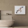 Flying Hawk : Original Watercolor Painting | Paintings by Elizabeth Becker. Item made of paper compatible with minimalism and contemporary style