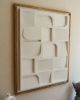 No. 104 Japandi Plaster Wall Relief - Scandinavian Decor | Wall Sculpture in Wall Hangings by Joseph A