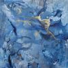 The Dreamscapes Triptych- Part of the NEW Four Seasons Patagonia Marble Collection | Oil And Acrylic Painting in Paintings by Jennifer Hayes | Four Seasons Hotel St. Louis in St. Louis. Item composed of synthetic