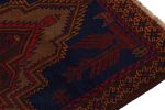 Rug & Kilim's Baluch Tribal Rug in Blue with Red & Brown | Area Rug in Rugs by Rug and Kilimarea