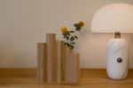 Basalt bud vase | Line | Decorative Objects by Overstory. Item made of oak wood compatible with minimalism style