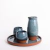 Ceramic Drinking Set | Carafe in Vessels & Containers by Tina Fossella Pottery