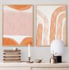 Set of 2 abstract prints #107 | Prints by forn Studio by Anna Pepe. Item composed of paper