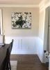 White Floral painting on Canvas | Oil And Acrylic Painting in Paintings by Arohika Verma. Item made of canvas