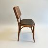 Lagos Bentwood Chair with Woven Cane Back | Dining Chair in Chairs by Kleinhaus Furniture. Item composed of wood & fabric compatible with mid century modern and contemporary style
