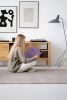 JAMM LOW 160 - record player stand with storage made of soli | Media Console in Storage by Mo Woodwork. Item made of oak wood works with minimalism & mid century modern style