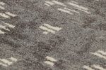 Rug & Kilim’s Modern Rug in Charcoal Gray with White | Area Rug in Rugs by Rug and Kilim. Item composed of wool