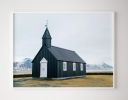 Búðir Church (Snaefellsnes, Iceland) | Photography by Tommy Kwak. Item made of paper compatible with minimalism style
