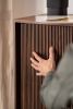 TONN HIGH 101 - Record player stand, vinyl record storage ma | Media Console in Storage by Mo Woodwork. Item composed of oak wood in minimalism or mid century modern style