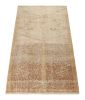 Vintage Zeki Müren Rug in Beige-Brown with Geometric Pattern | Area Rug in Rugs by Rug and Kilim