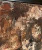 "zion" (sold) | Oil And Acrylic Painting in Paintings by VISCERAL HOME STUDIO. Item made of canvas & concrete compatible with mid century modern and contemporary style