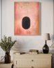 Earthen Tantric Painting #3- tantric soak stain meditation p | Paintings by Elisa Niva. Item composed of canvas in boho or minimalism style