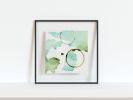 The "Emerald" series #4 | Prints by Melissa Mary Jenkins Art. Item composed of paper