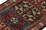 Rug & Kilim’s Tribal rug in Red, Brown and Blue geometric | Area Rug in Rugs by Rug and Kilim