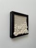 Woven wall art frame (Foam 002) | Tapestry in Wall Hangings by Elle Collins. Item composed of oak wood & cotton compatible with minimalism and mid century modern style