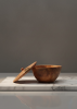 Walnut & Gold Leaf Lidded Vessel – Hand‑Turned | Decorative Bowl in Decorative Objects by Holzkunst Samuel Meisinger. Item works with art deco & modern style