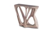 Amorph Petra Console Table, Stained Weathered Oak | Tables by Amorph. Item composed of wood