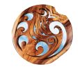 Wave Mandala | Wall Sculpture in Wall Hangings by Nadia Fairlamb Art. Item made of wood & wool compatible with minimalism and contemporary style