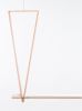 Dovell Hanging Lamp | Coral | Pendants by Atelier Stōbben. Item made of oak wood & aluminum compatible with minimalism and contemporary style
