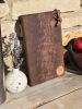 Black Walnut Burl Board with circle inlays | Serveware by Patton Drive Woodworking. Item composed of walnut