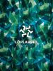 Custom made brand pattern for fitting room curtains | Curtains & Drapes by Plesner Patterns | The Running Lab in Majorstuen. Item composed of fabric