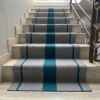 Handwoven Woolen Runner Rug | Rugs by Evergreen Carpets. Item composed of wool in boho or minimalism style