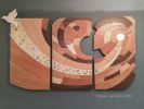 Unifrax Mural | Wall Sculpture in Wall Hangings by The Sculpture Studio LLC. Item composed of wood & metal