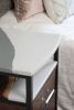 Brooks Glacier Bedside Tables | Tables by Alicia Dietz Studios. Item composed of walnut and steel