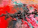 "Love" | Mixed Media in Paintings by Sabrina Galijas-Reginali. Item composed of wood and canvas in contemporary or eclectic & maximalism style