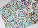 Mosaiced Up 04 - Original Botanical Watercolor Painting | Paintings by Apoorva Kasaraneni. Item composed of canvas & synthetic
