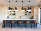 Whitewashed Brick Accent Wall | Wall Treatments by EMILY POPE HARRIS ART | Aldyn by Pulte Homes in Woodstock