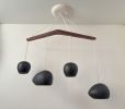 Claylight Tune | Chandeliers by lightexture. Item made of wood with ceramic works with boho & minimalism style