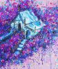 Seasons in bloom - acrylic painting on canvas | Paintings by Aasiri Wickremage. Item composed of canvas compatible with contemporary and asian style