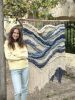 Wall Tapestry 'Rivers' Handwoven Wall Hanging Fiber Wall Art | Wall Sculpture in Wall Hangings by Tissage Sauvage. Item composed of wood & cotton compatible with boho and country & farmhouse style